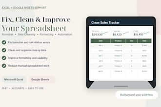 fix excel formulas clean data and automate google sheets