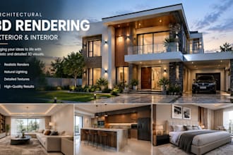 do 3d exterior and interior rendering with short lumion architectural animation