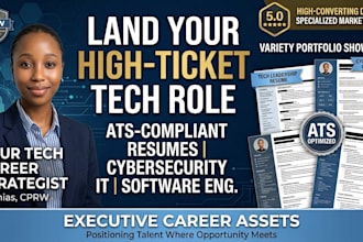 write tech resume cybersecurity resume it software engineer resume