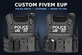 create custom fivem eup clothing and install gta 5 mods