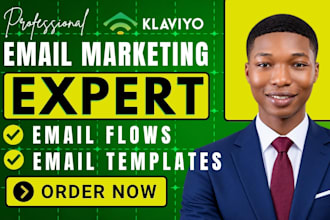 design custom responsive klaviyo email templates for e commerce store