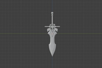 create custom 3d medieval and fantasy weapons for games