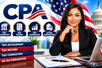 provide US tax preparation and tax consulting by a licensed CPA