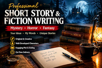 write engaging short stories and fiction ebooks