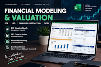 build financial models, dcf valuations, and excel forecasts