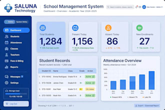 build a school management system for your school