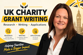 write UK charity grant proposal grant writing nonprofit funding application