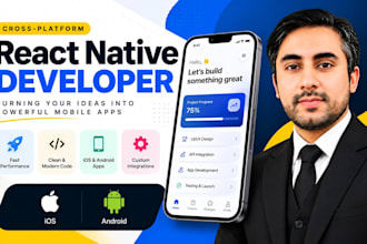 be your react native app developer for your react native app development