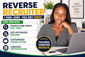 professionally search and apply remote jobs, reverse recruit for job application