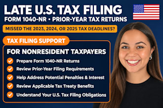 prepare late tax returns and prior year US tax returns