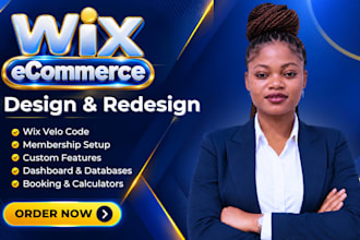 wix ecommerce store, online store, wix redesign or design, wix ecommerce store