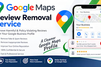 remove fake bad negative erase harmful google maps business reviews