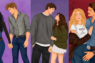 do romance illustration romance book cover mafia romance character design