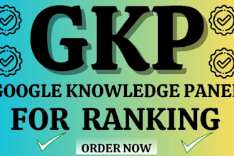 build your online entity that will trigger google knowledgepanel