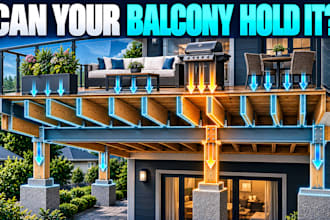 check balcony framing capacity for added live loads