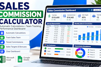 build a sales commission calculator in google sheets and excel