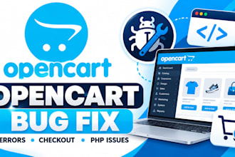 fix opencart bugs, errors, checkout issues in opencart online store