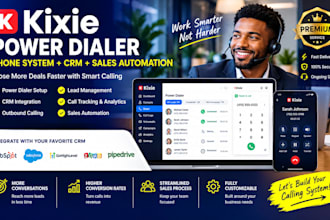 fix kixie powerdialer power dialer phone system CRM sales automation outbound