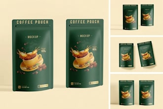 design food packaging coffee bag coffee labels pouch bags product tea packaging
