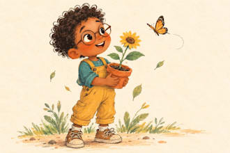 design childrens book characters