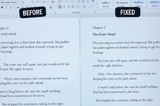 do professional book editing and kdp book formatting