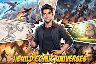 create custom ai comic pages, webtoons, and graphic art