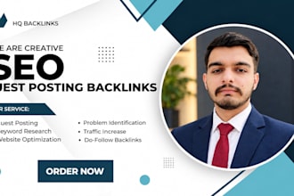 provide guest posting and link building services