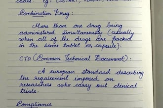 provide neat handwriting for letters, notes, and study materials