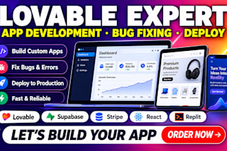 build or fix lovable ai website, lovable dev, saas mvp