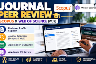 help you apply for peer reviewer roles in wos and scopus journals