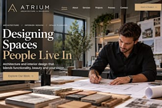 design wix architect website interior architecture architect portfolio website