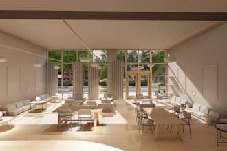 do exterior, interior design, sketchup, revit 3d modeling, realistic 3d render