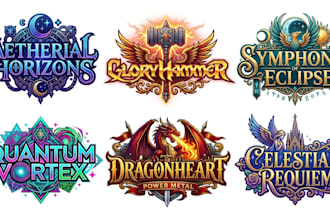 design progressive metal power metal symphonic metal logo