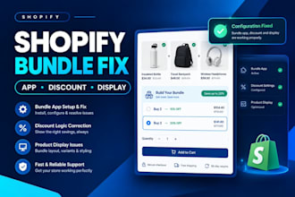 fix shopify bundles, quantity breaks, discount and app issues
