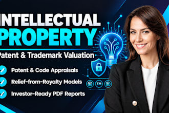 calculate the valuation of your intellectual property and patents