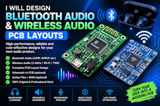 design bluetooth audio and wireless audio pcb layouts