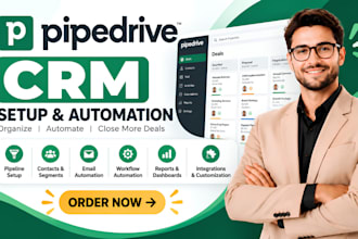 configure pipedrive CRM and automate sales workflows