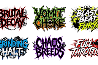 create powerviolence, grindcore and fastcore logo