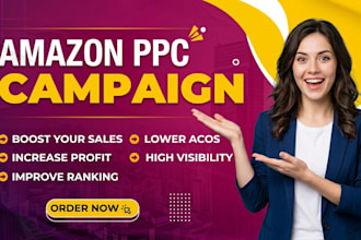 setup manage and optimize amazon PPC campaigns sponsored ads