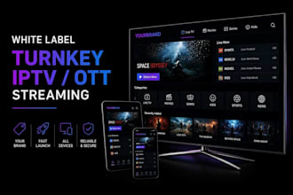 rebrand custom internet television iptv ott vod app with admin panel android ios