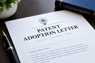 draft a patent adoption letter for eb1a and eb2 niw