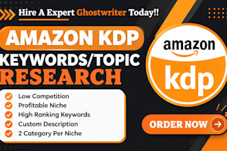 do profitable  amazon kindle reasearch nich topic reasearch for your kdp book