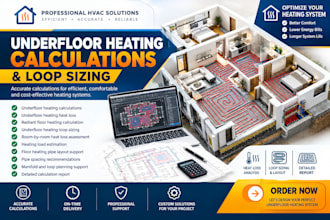 underfloor heating calculations and loop sizing, floor heat loss