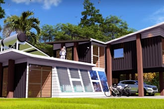 create shopdominium plan, hybrid steel frame building, shipping container home