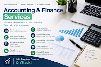 do accounting bookkeeping and financial reporting