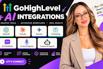 integrate gohighlevel crm openai, claude, gemini, perplexity, ai chatbot voice