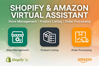 be your shopify and amazon virtual assistants
