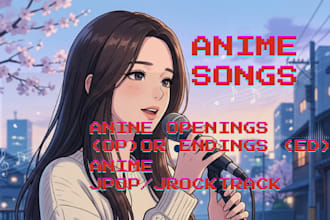 female pop singer jpop jrock singer anime openings or endings anime songwriter