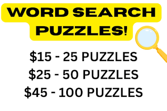 create custom word search puzzles from your list of words