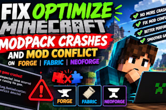 fix optimize minecraft modpack crashes and mod conflict on forge fabric neoforge